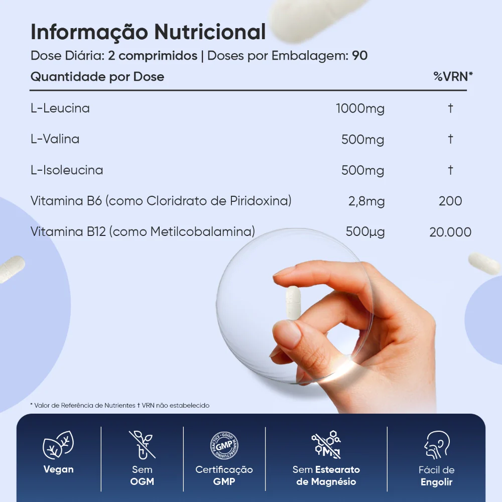 BCAA com Vitamina B6 e B12 - Image 5
