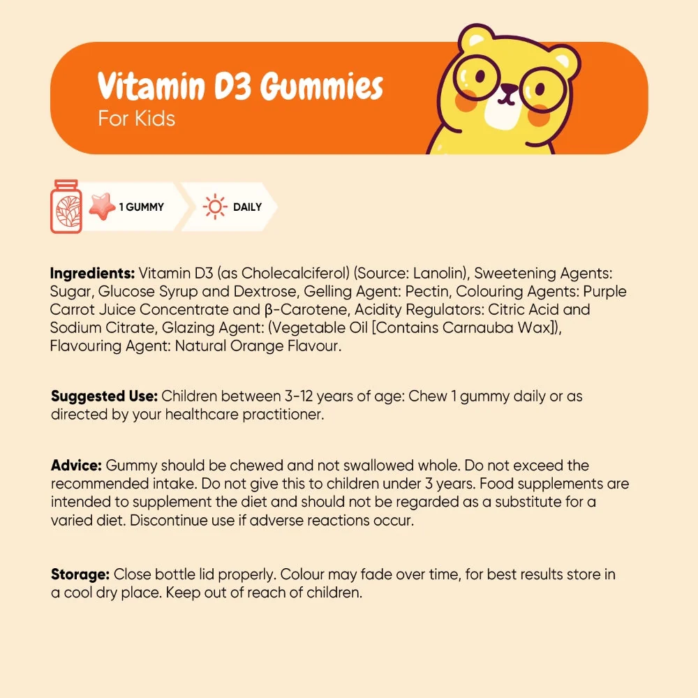 Gomas de Vitamina D3 para Crianças - Image 7