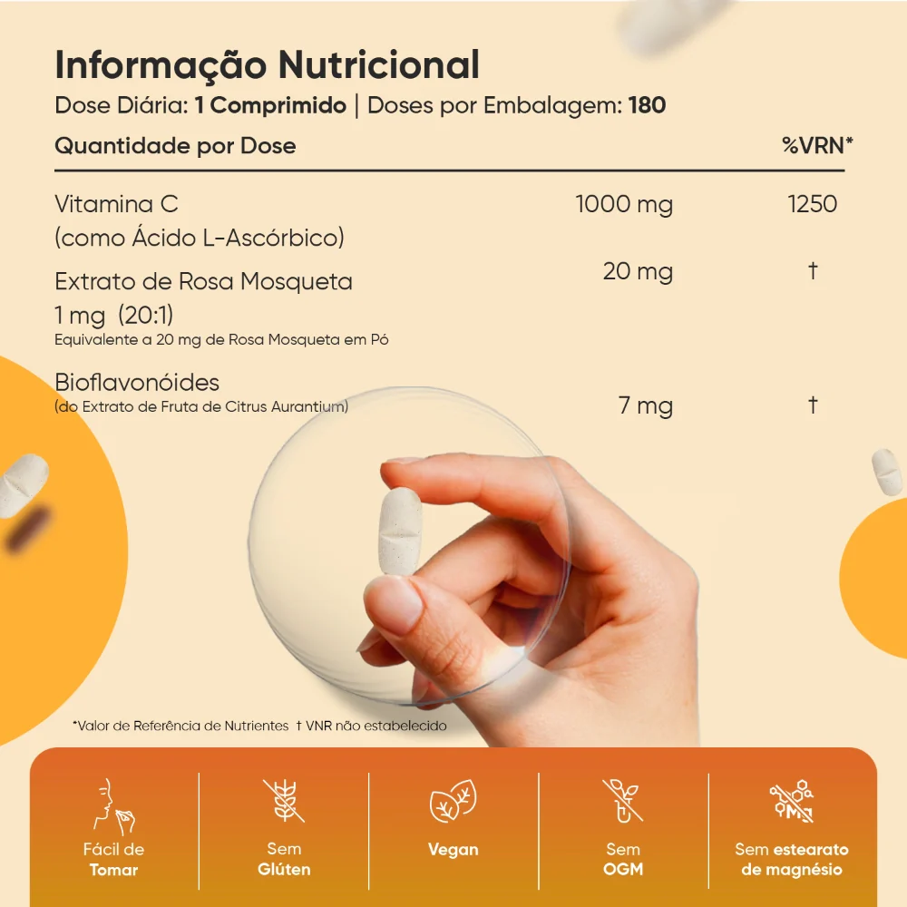 Vitamina C com Rosa Mosqueta e Bioflavonoides - Image 5
